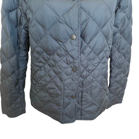 Eddie Bauer Goose Down 550 Jacket Women's Size Large Black Puffer Quilted - Picture 3 of 10